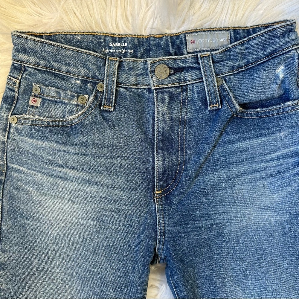 AG Isabelle High Rise Straight Crop Jeans - Picture 6 of 13